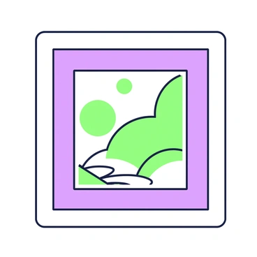 A sleek, modern picture frame is displaying an abstract art piece. The frame has clean lines and a glossy finish, creating a contemporary look. The art piece inside features geometric shapes and flowing patterns, with layers that suggest depth. The overall design of the artwork draws the viewer's eye to its intricate details and bold forms, creating a dynamic visual experience. The picture frame is positioned against a plain background, allowing the art to stand out prominently.