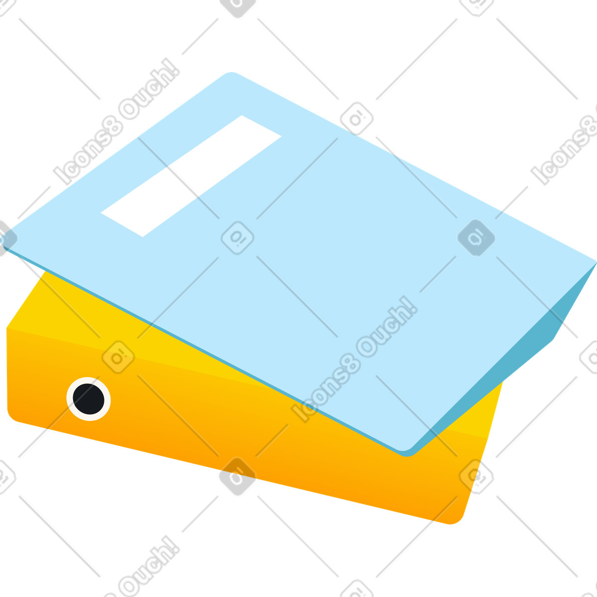 Ilustração de Pilha arquivos bilheteria em no estilo Fizzy para baixar em PNG, SVG