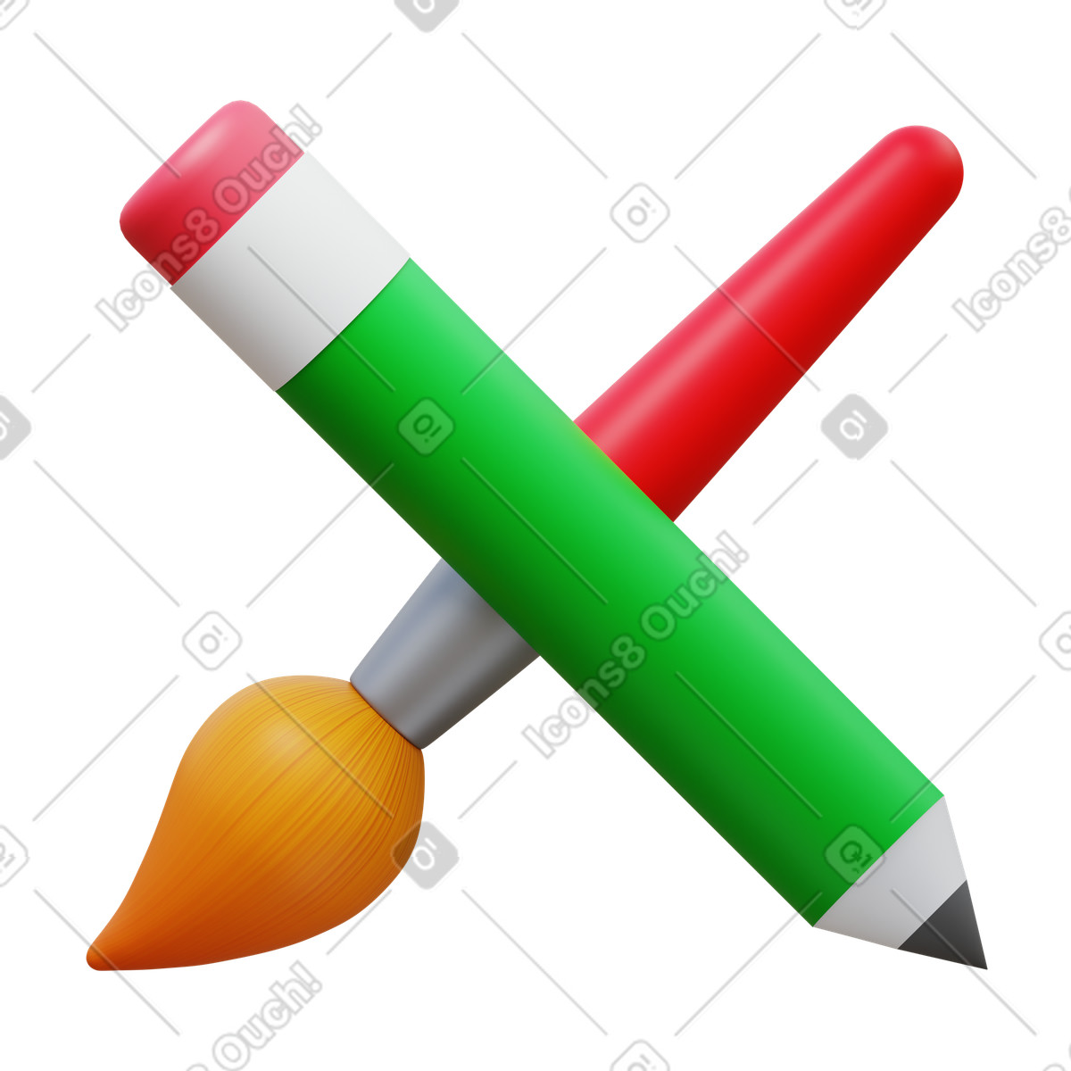 3D Fluency スタイルの Drawing のイラストをPNG、SVG形式でダウンロード