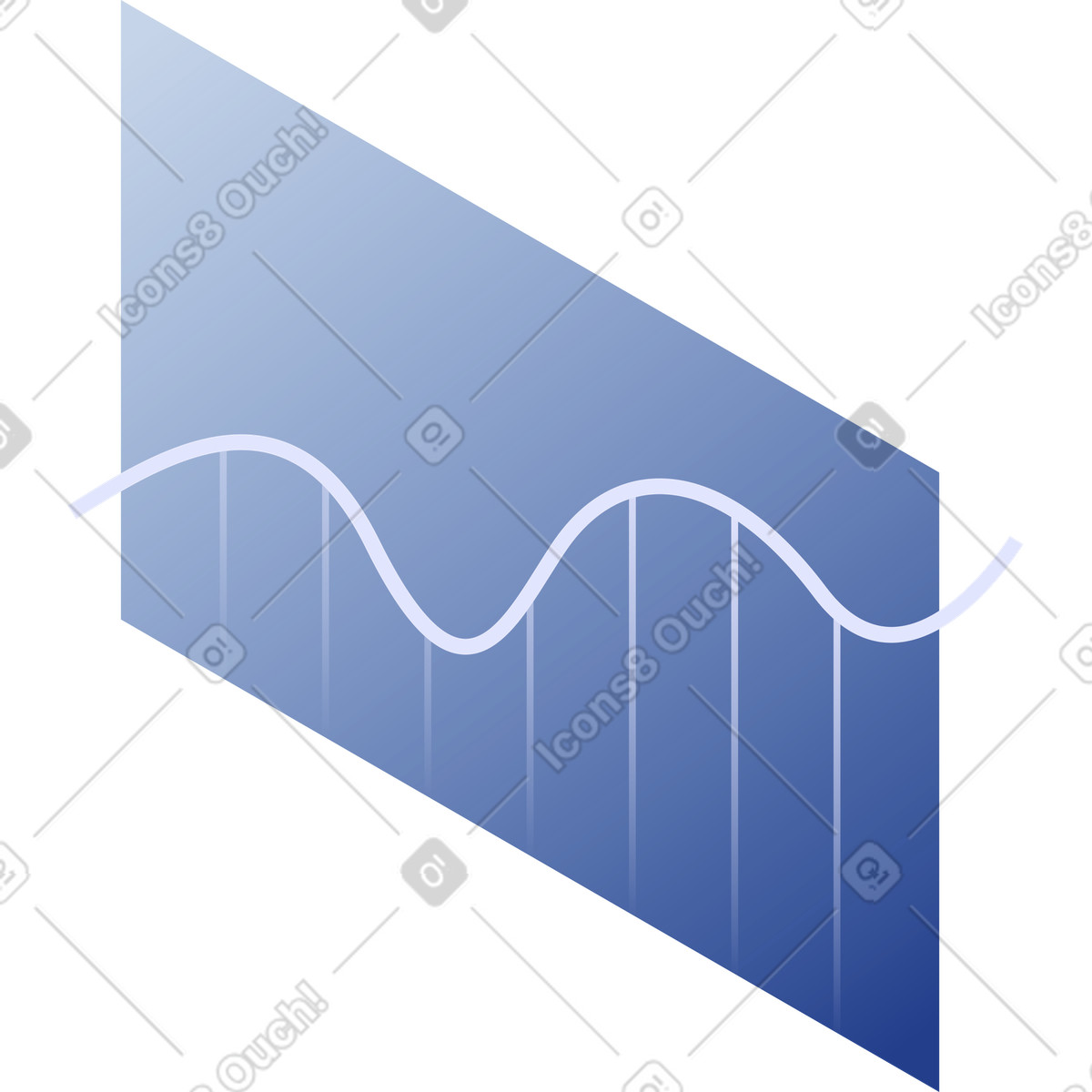 Translucent graph illustration in Quantum style download in PNG, SVG