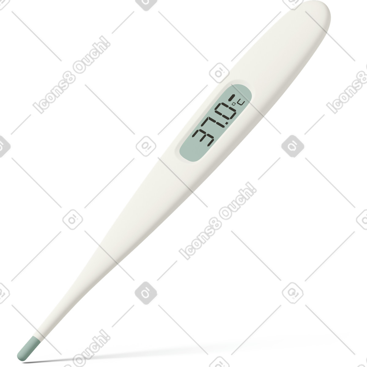 Illustration Thermometer dans le style 3D Casual life à télécharger aux formats PNG, SVG