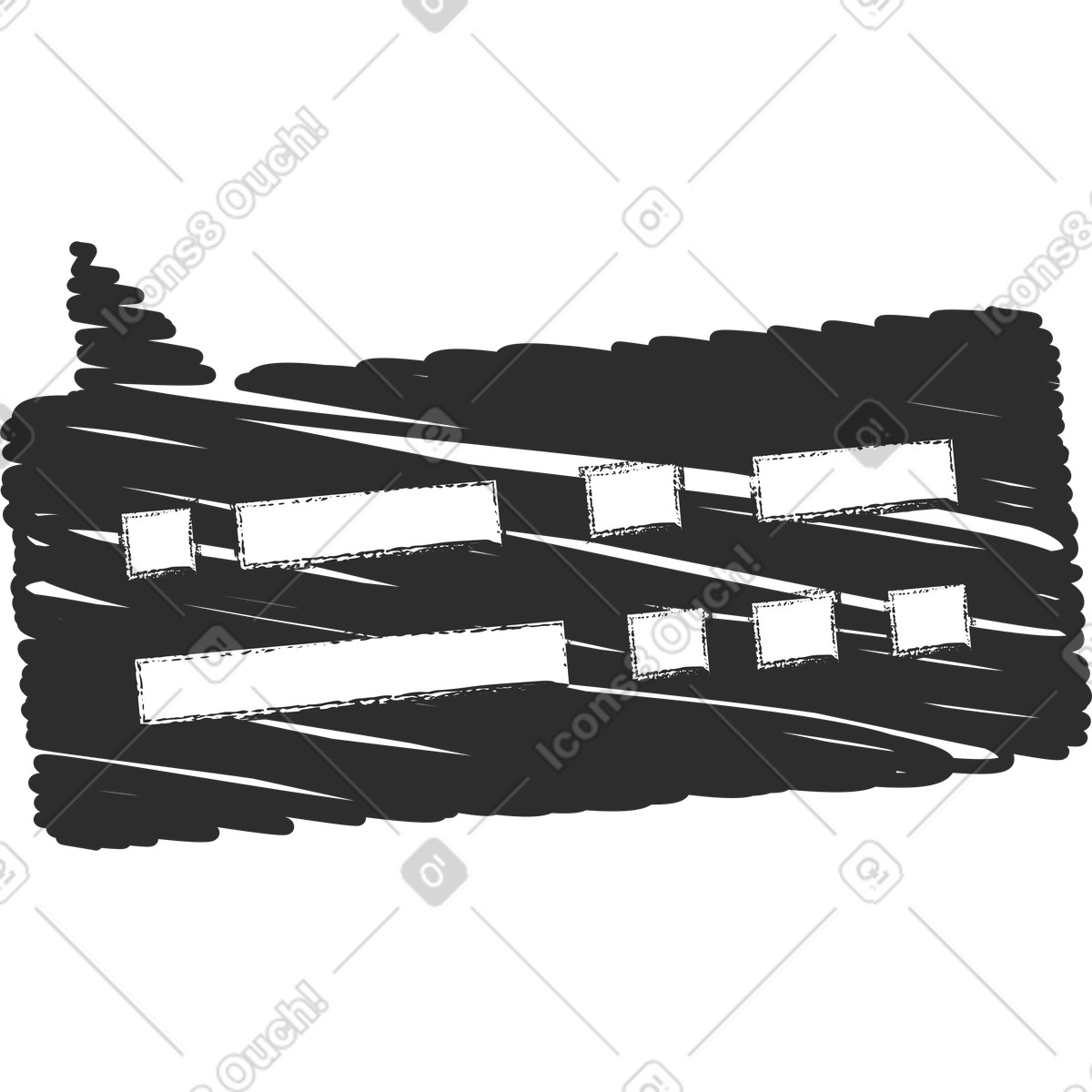 Иллюстрация Пузырь с текстом в стиле Graphite — скачать в форматах PNG, SVG