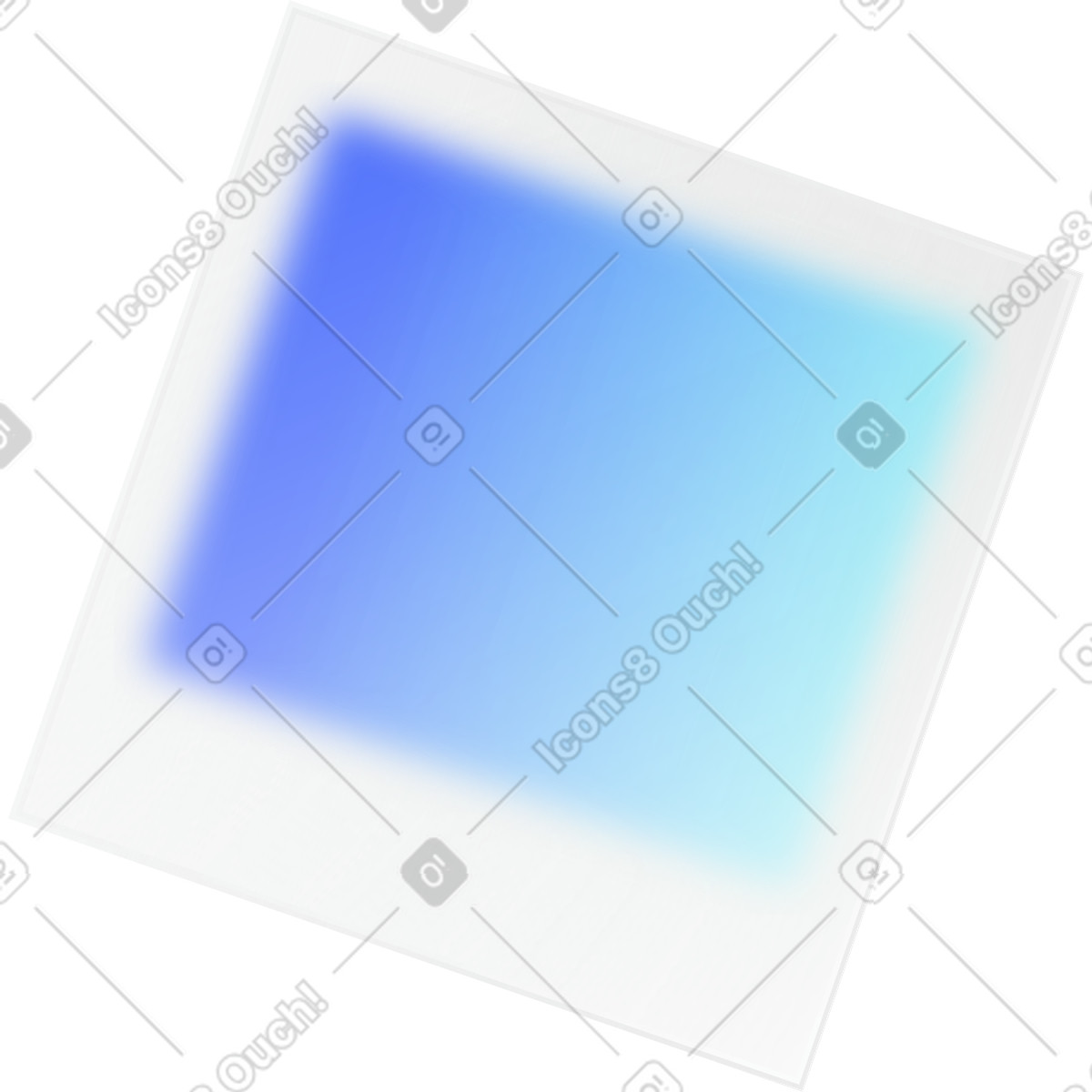 Ilustração de Foto azul em no estilo Morphis para baixar em PNG, SVG