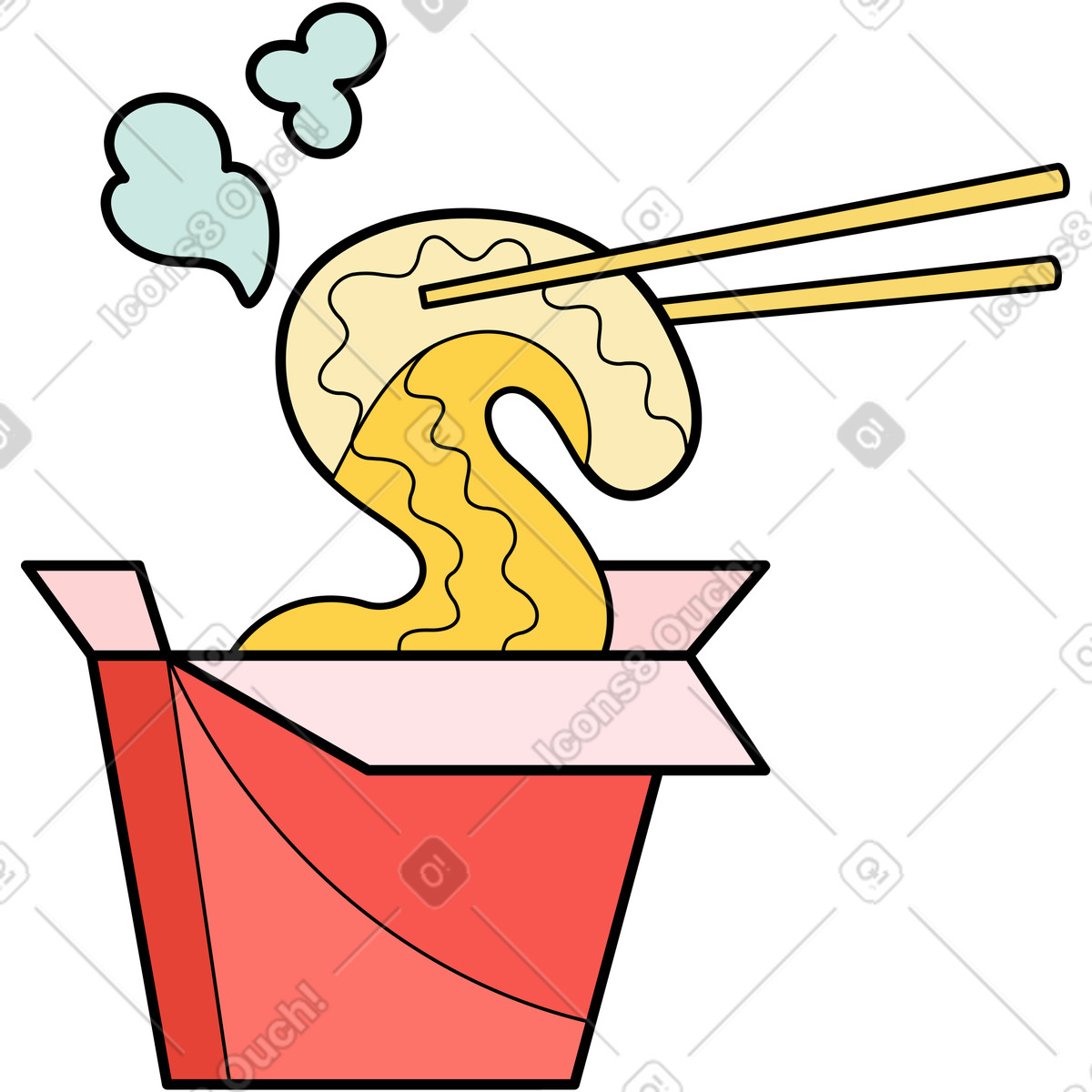 下载 Surr 风格的 炒锅 插画，支持 PNG、SVG 格式