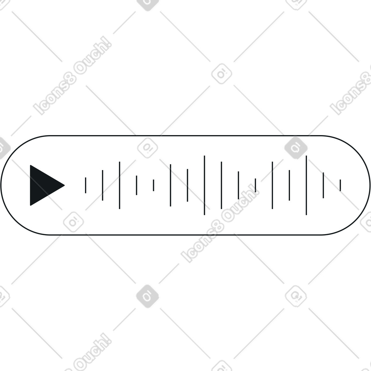 Illustration Message vocal dans le style Midnight à télécharger aux formats PNG, SVG