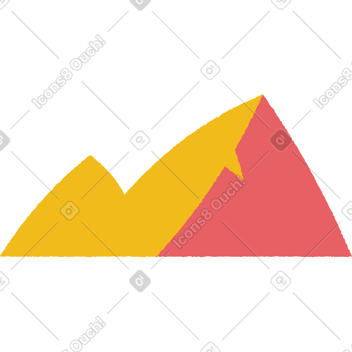 下载 Flamenco 风格的 山 插画，支持 PNG、SVG 格式