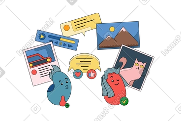 Social media PNG, SVG