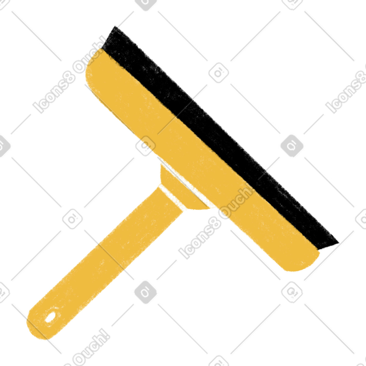 Yellow window scraper illustrazione in stile Tutti scarica in PNG, SVG