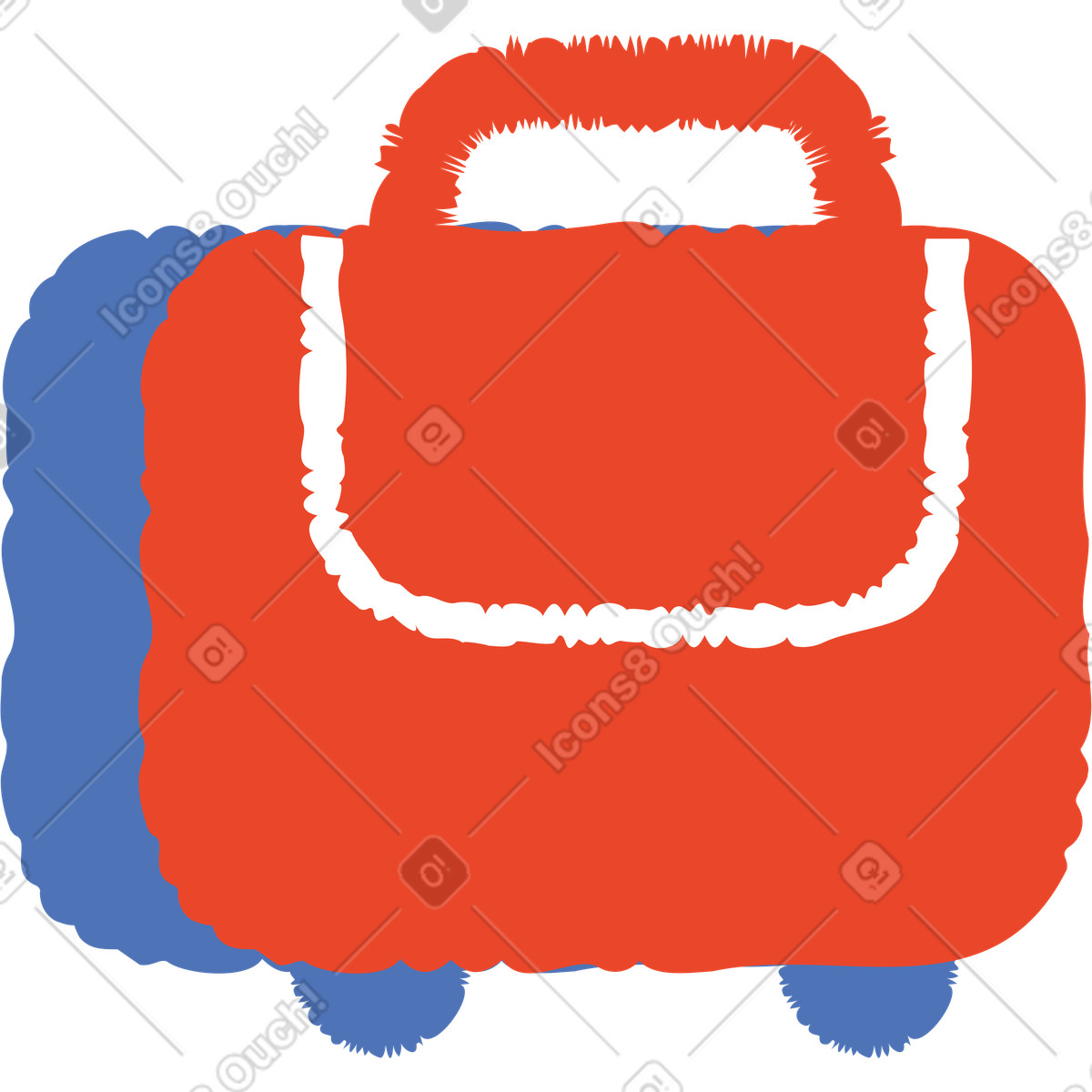 Ilustração de Saco em no estilo Bermuda para baixar em PNG, SVG