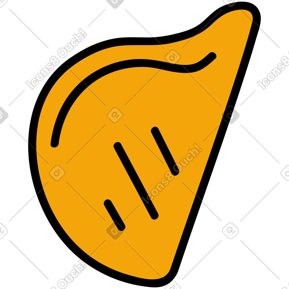 Illustration Casque de chantier jaune dans le style Jelly à télécharger aux formats PNG, SVG