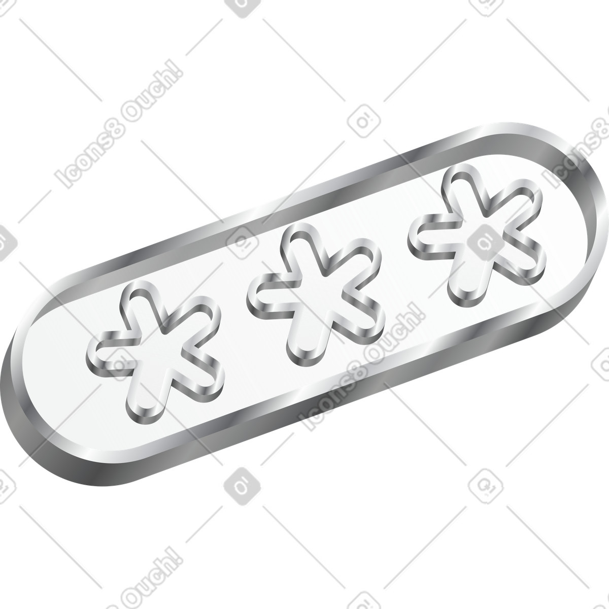 Illustration Mot de passe dans le style Token à télécharger aux formats PNG, SVG