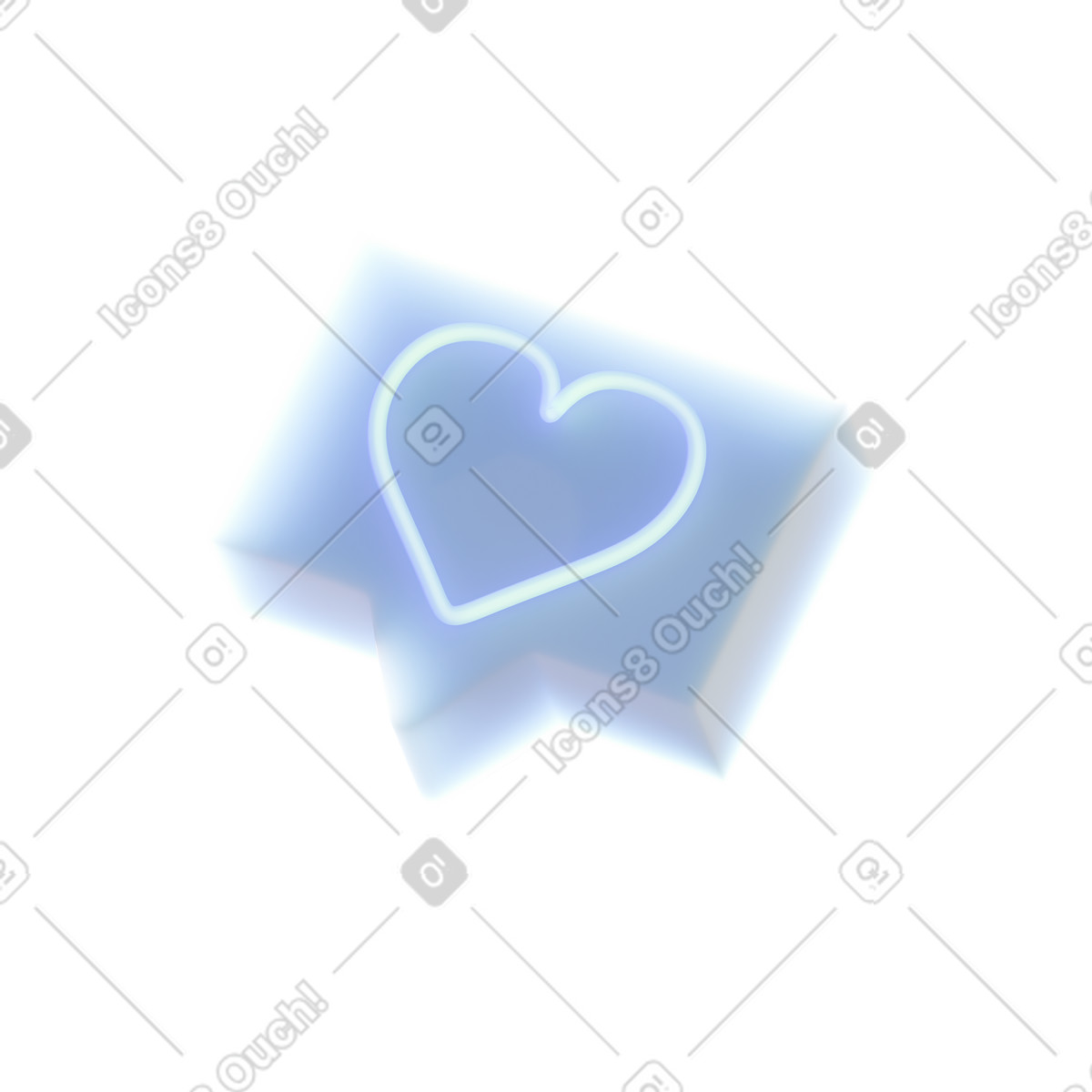 Ilustración animada Icono de corazón en la burbuja chat estilo 3D Airy a descargar GIF, Lottie (JSON), AE