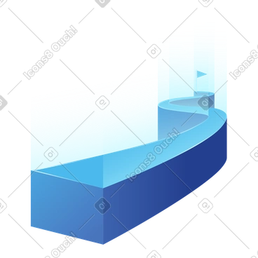Roadmap to Business Success, Goal Achievement PNG, SVG