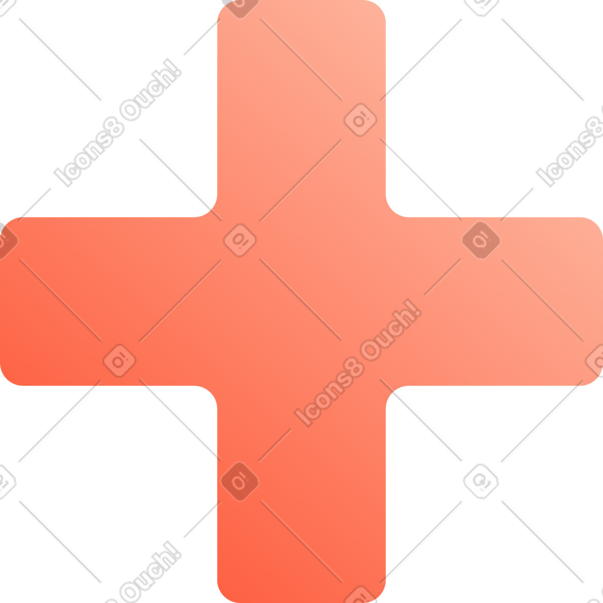 Medical cross illustration first aid clipart image in PNG SVG