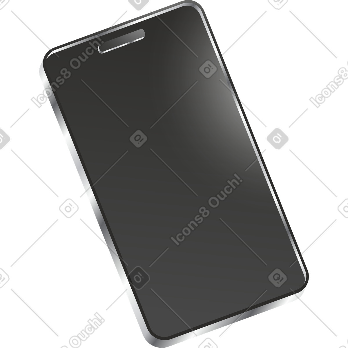 Smartphone illustrazione in stile Token scarica in PNG, SVG