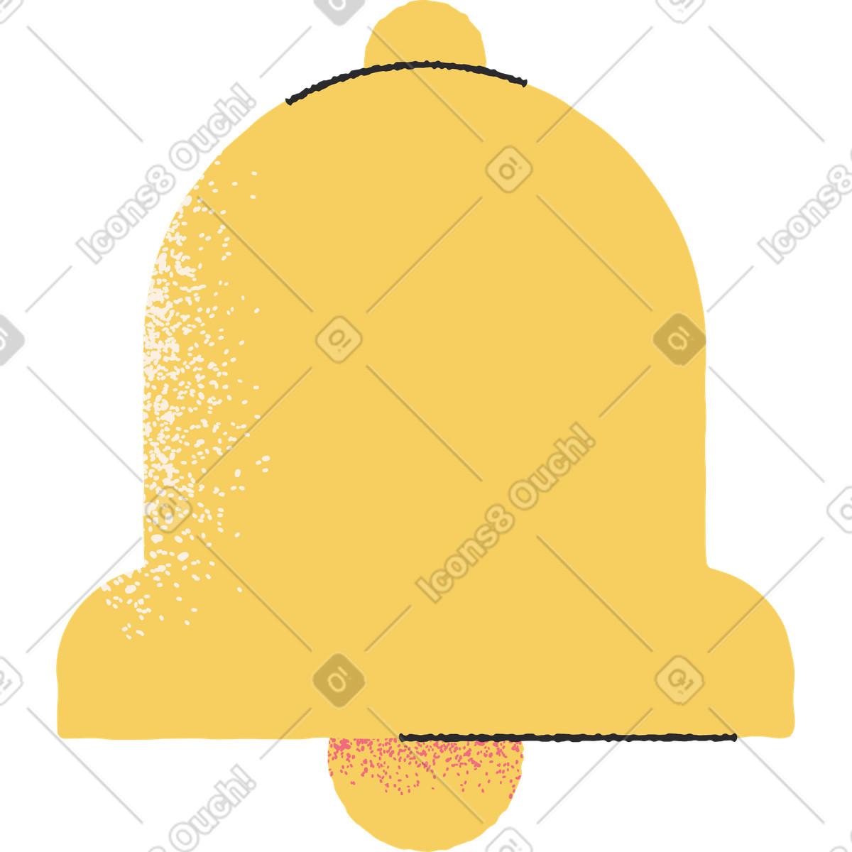 Pablo スタイルの ベル のイラストをPNG、SVG形式でダウンロード
