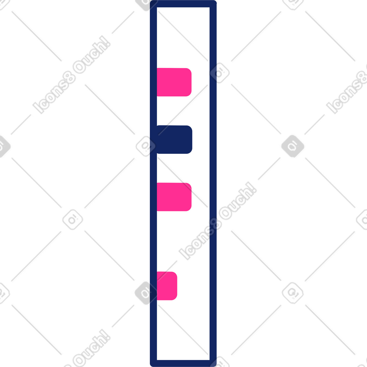 Cut paper illustration in Cyborg style download in PNG, SVG