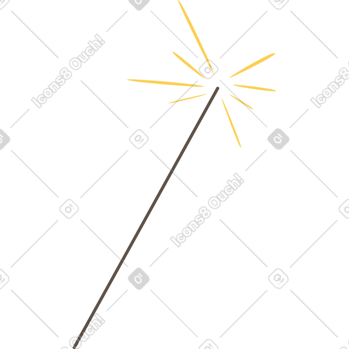 Illustration Cierge magique dans le style Social à télécharger aux formats PNG, SVG