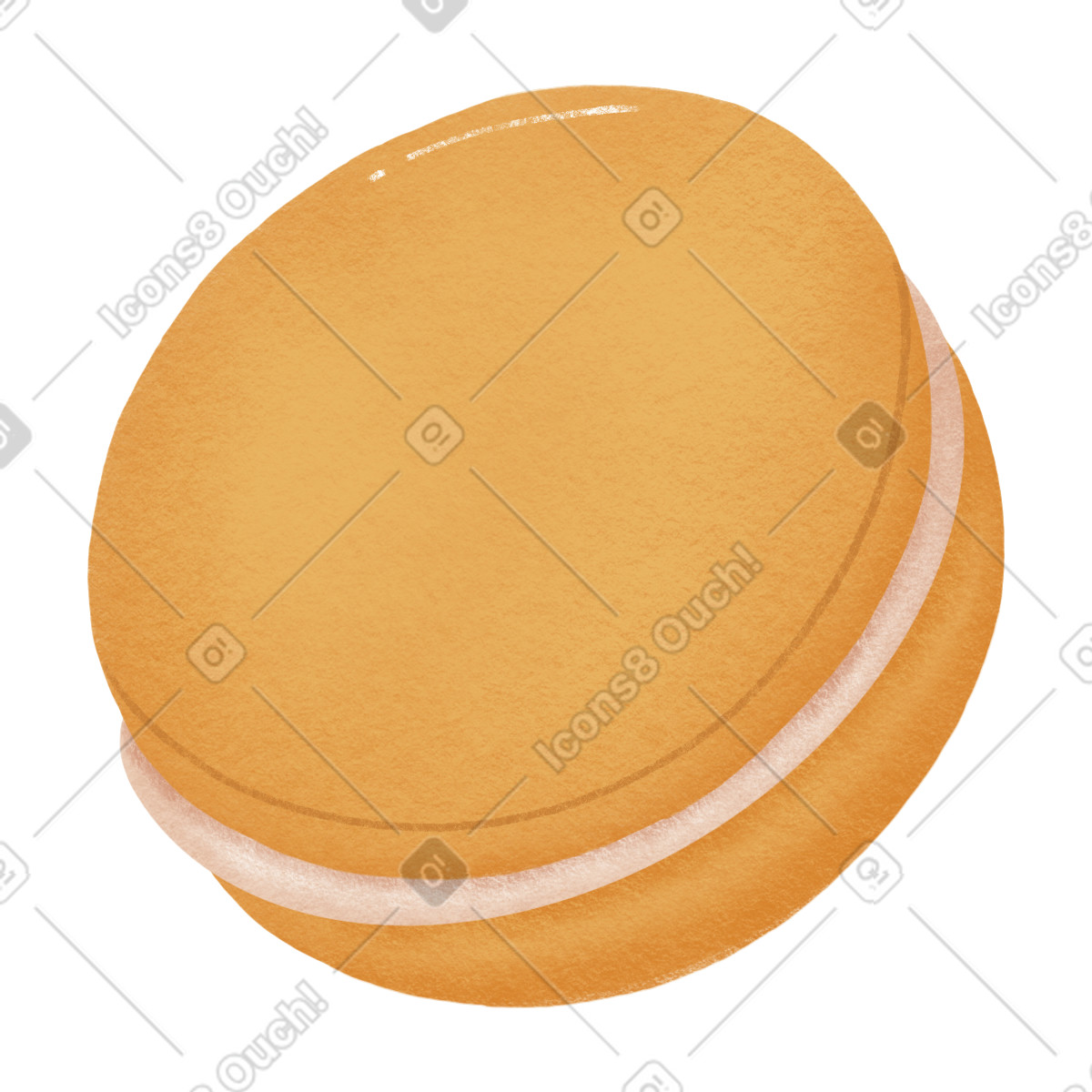 Illustration Macaron dans le style Woolly à télécharger aux formats PNG, SVG