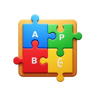 A puzzle board with interlocking pieces. Each piece represents a different component of the CPF, labeled clearly with "Component A," "Component B," "Component C," and so on. The board has a smooth, wooden texture, and the pieces are colorful, featuring shades of blue, green, red, and yellow. The pieces fit together snugly, showcasing their unique shapes. The overall arrangement forms a cohesive design, emphasizing the importance of each component in the puzzle.