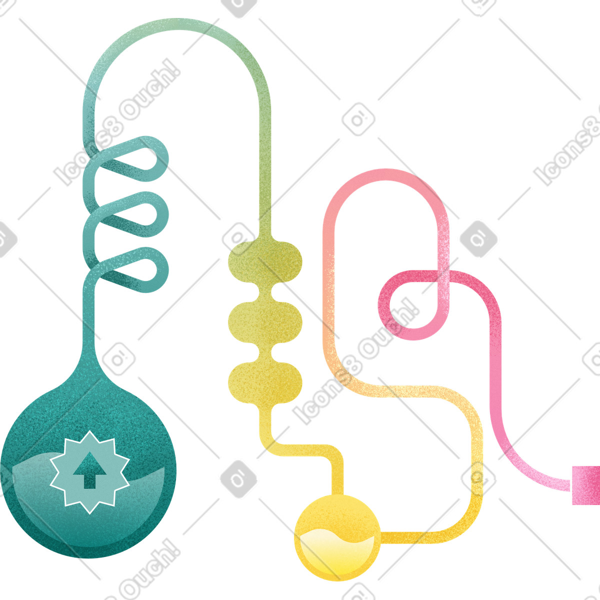 Illustration Laboratory equipment dans le style Willowy à télécharger aux formats PNG, SVG