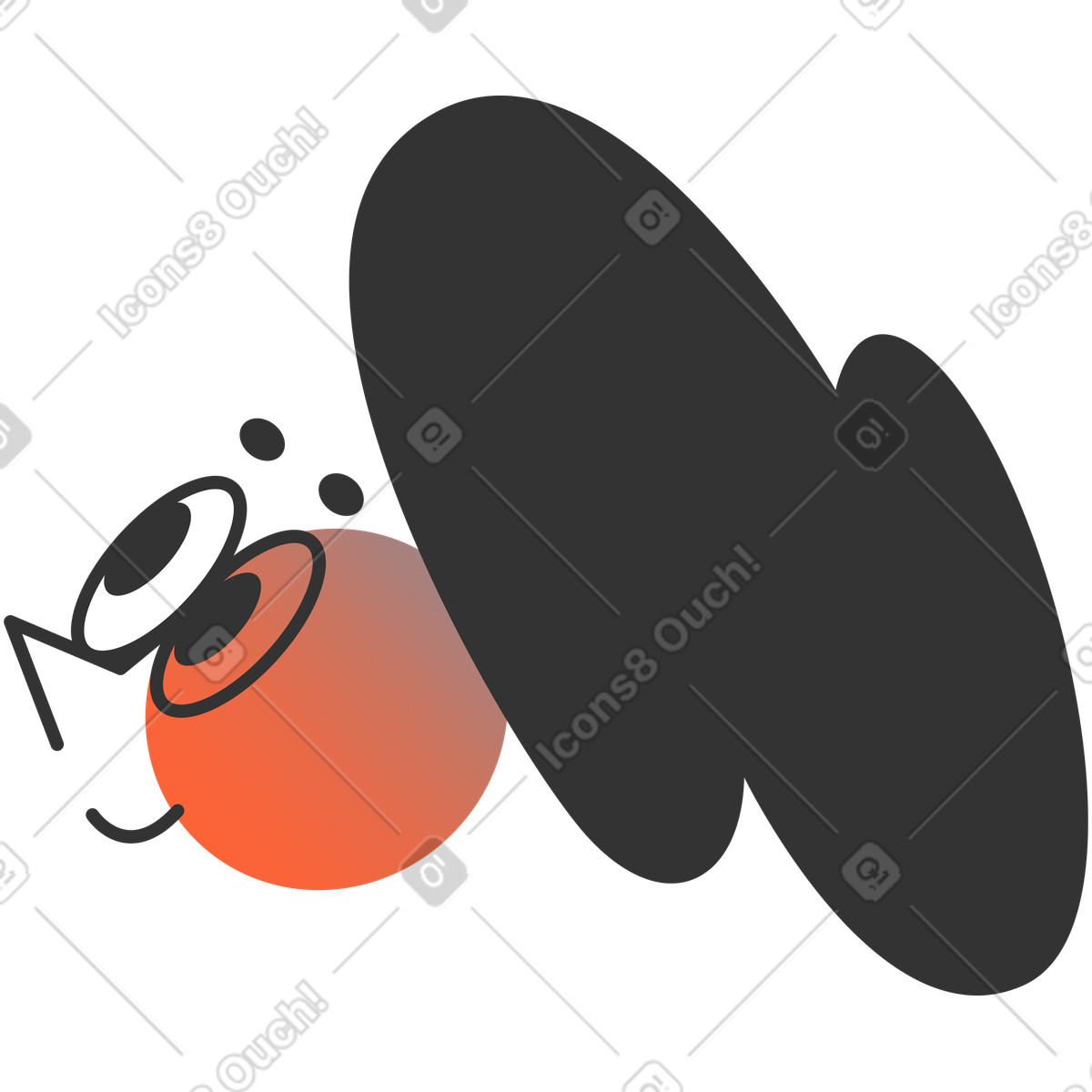 Illustration Tête dans le style Crayon à télécharger aux formats PNG, SVG