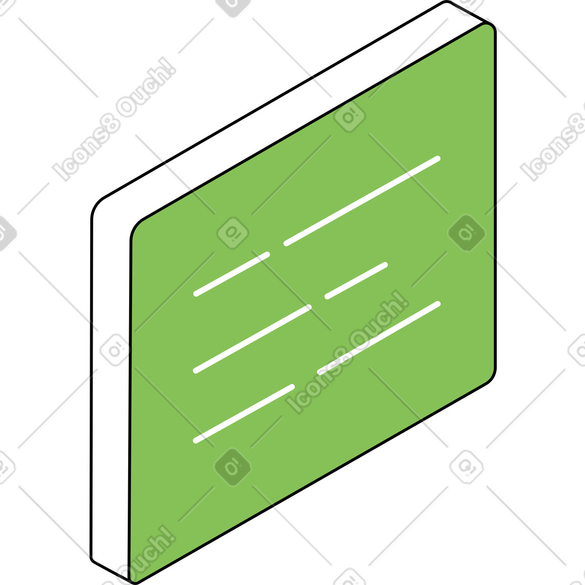 Isometric 스타일의 텍스트가 있는 버튼 일러스트레이션 PNG, SVG 다운로드
