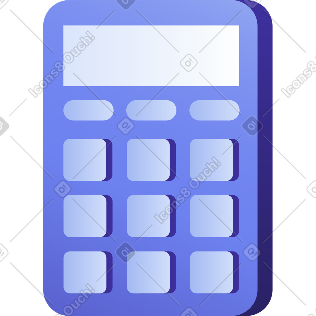 Иллюстрация Калькулятор в стиле Levels — скачать в форматах PNG, SVG