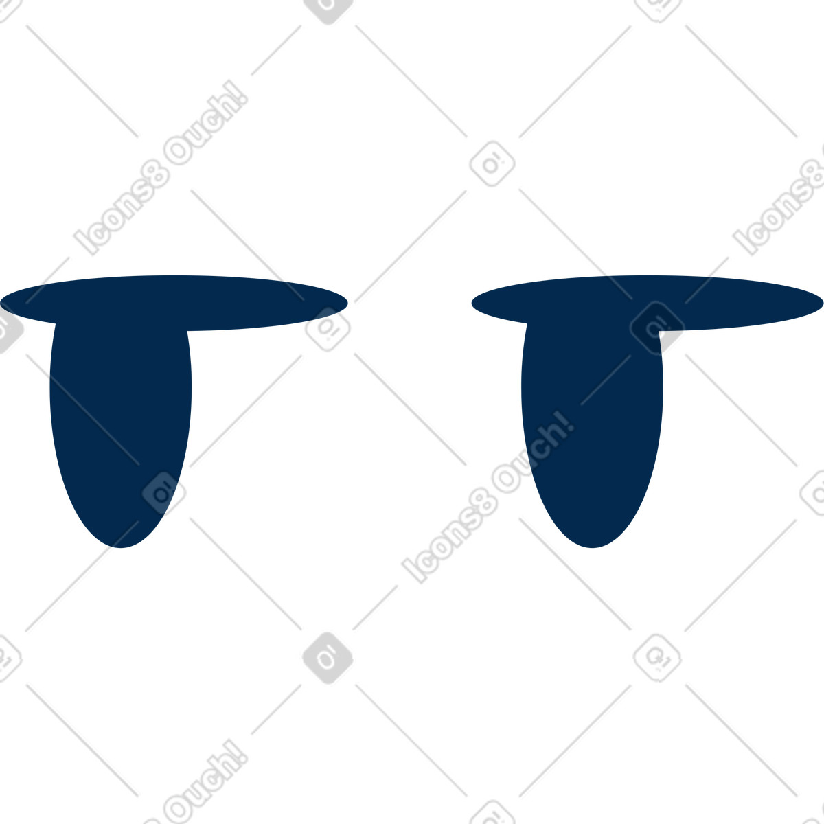 Illustration Yeux dans le style Flame à télécharger aux formats PNG, SVG
