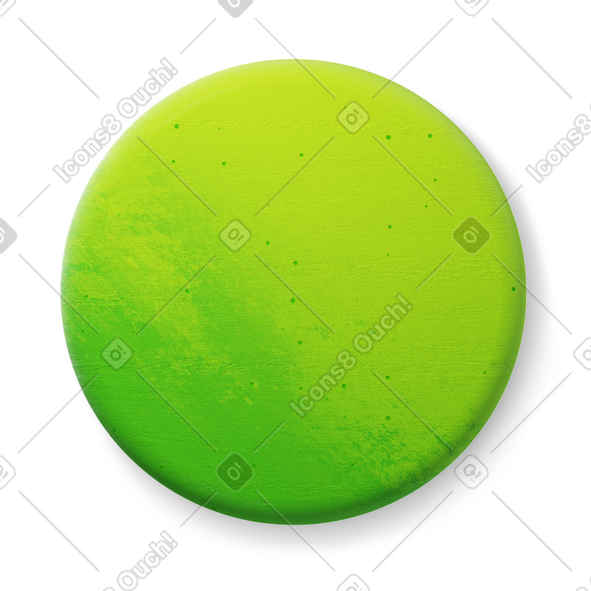 Round shape illustration in 3D Microsoft Fluent style download in PNG, SVG