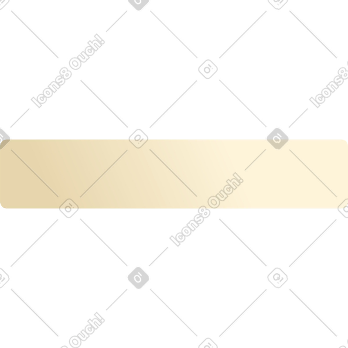 Ilustración Barra beige degradada en estilo Silky a descargar en PNG y SVG