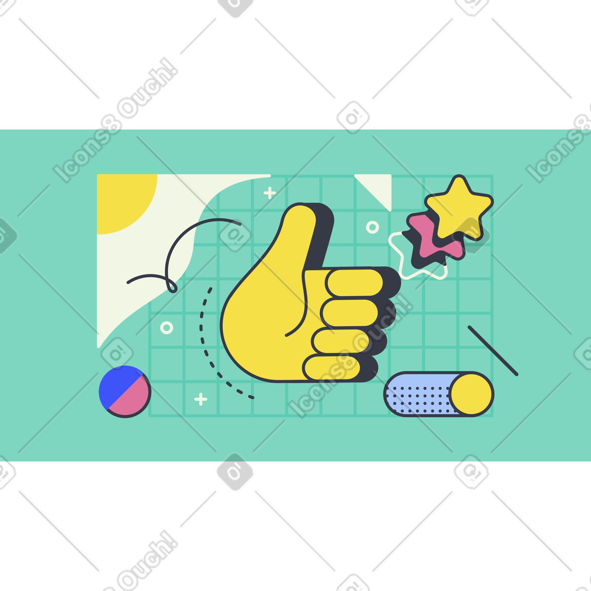 Good job illustration in PNG, SVG