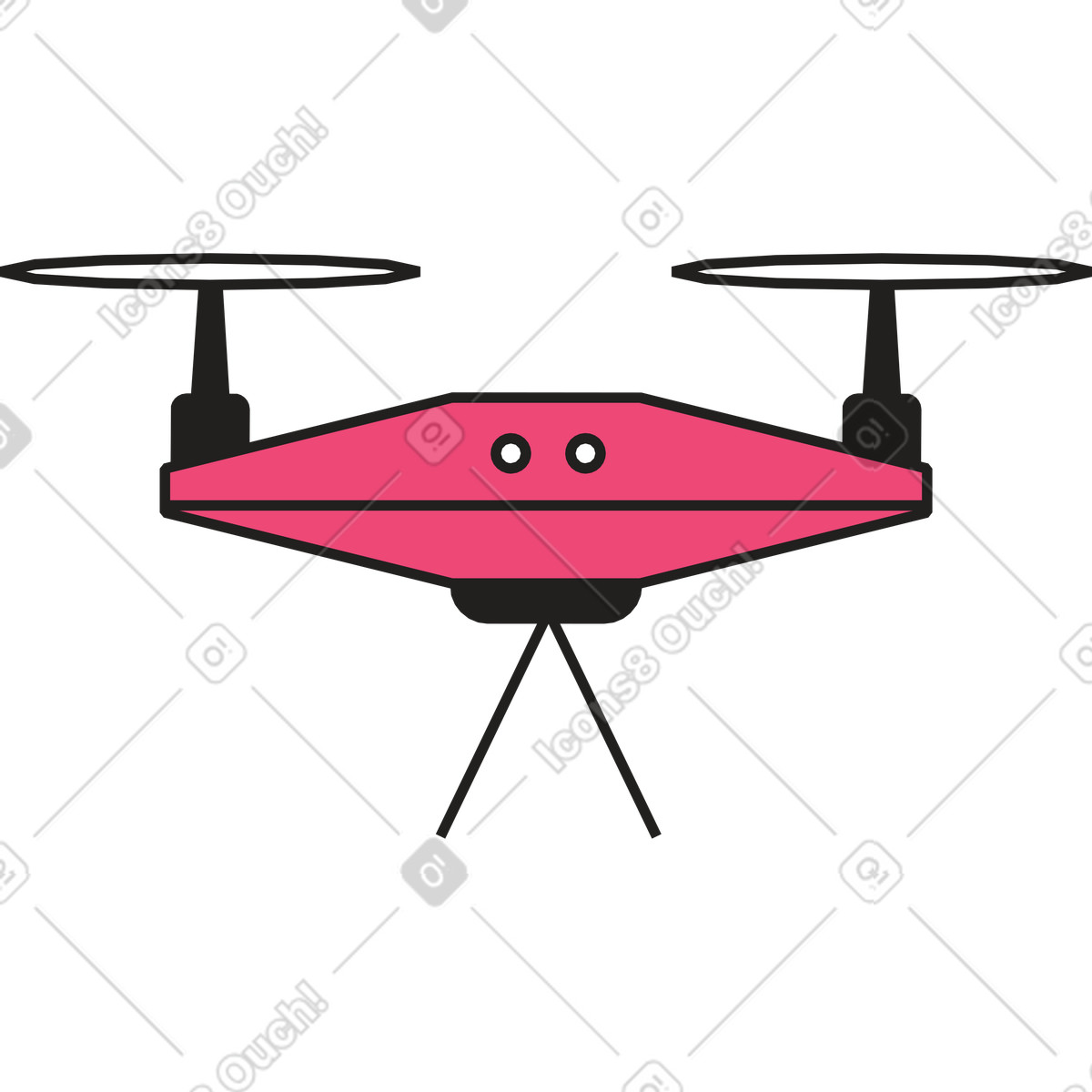 下载 Dazzle Line 风格的 直升飞机 插画，支持 PNG、SVG 格式