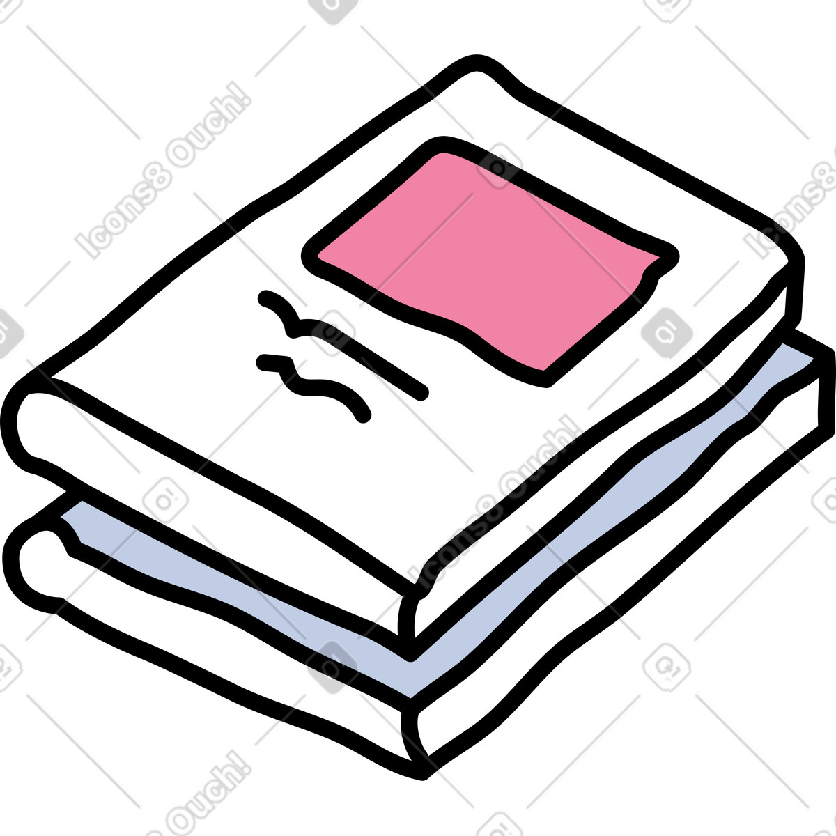 下载 Notes 风格的 一书 插画，支持 PNG、SVG 格式