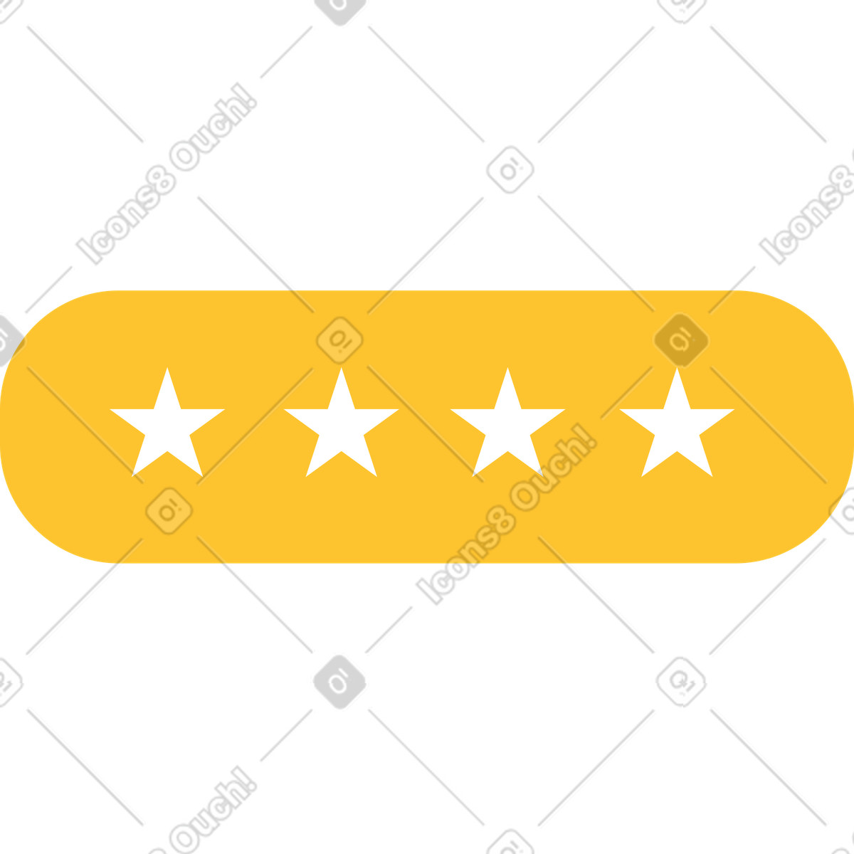 Ilustración Icono estrellas en estilo Wavy a descargar en PNG y SVG