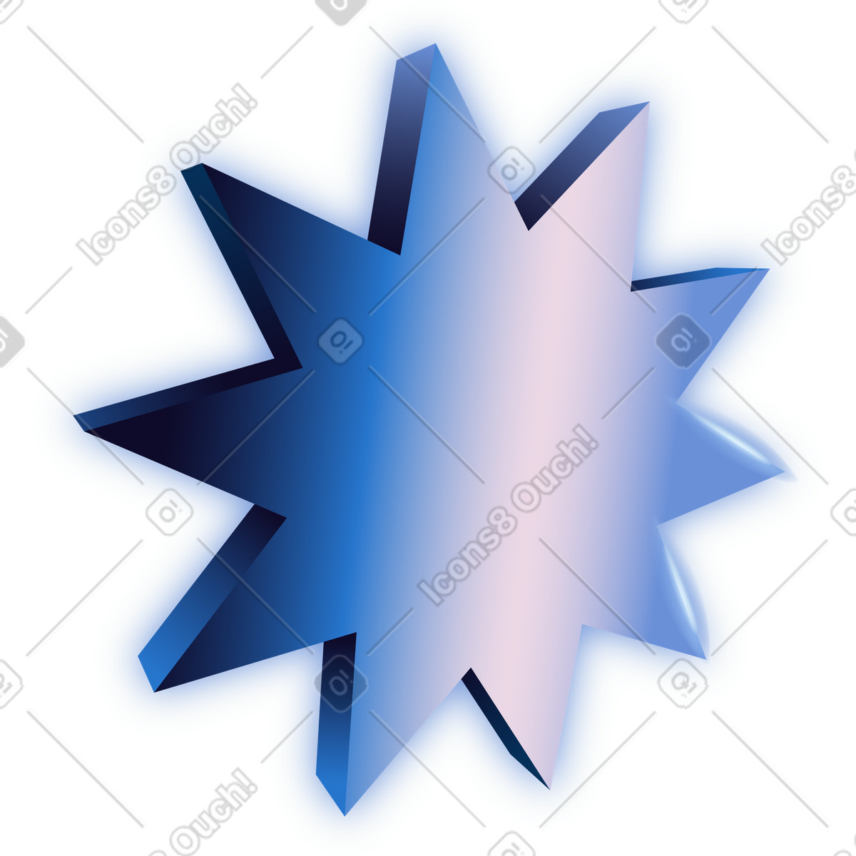 Dimension スタイルの Star のイラストをPNG、SVG形式でダウンロード