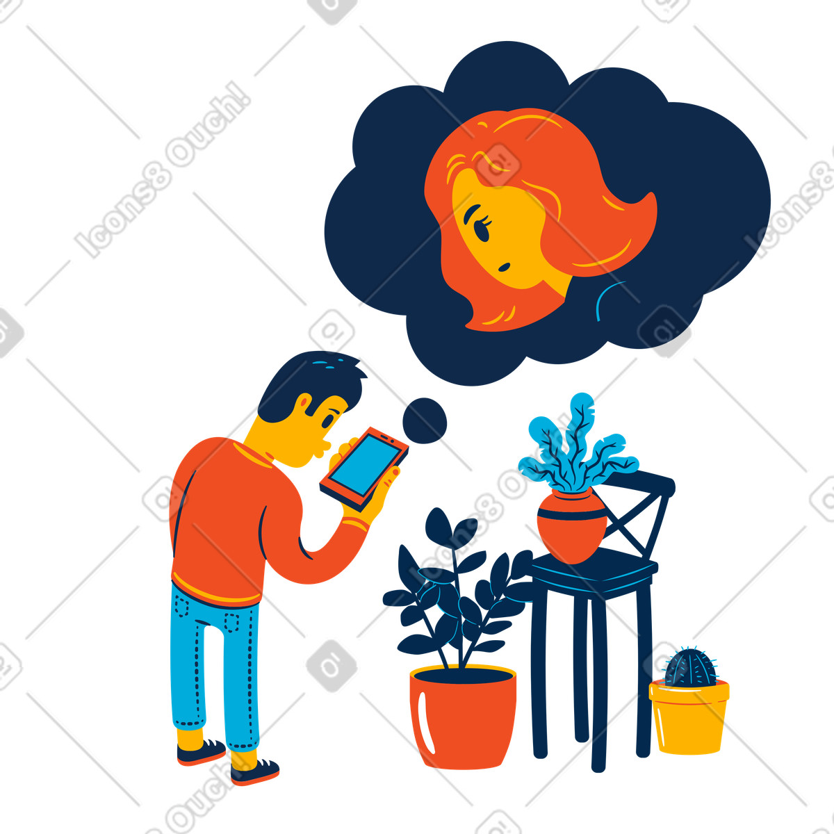 下载 Flame 风格的 到处在一起 插画，支持 PNG、SVG 格式
