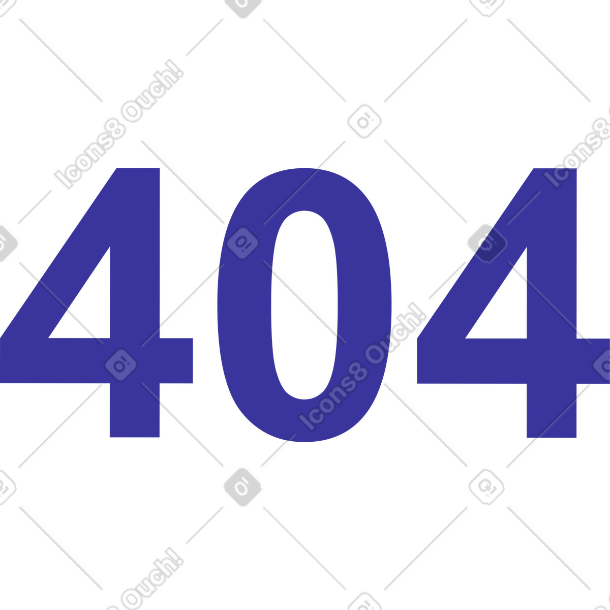 Four hundred and illustration in Bright style download in PNG, SVG
