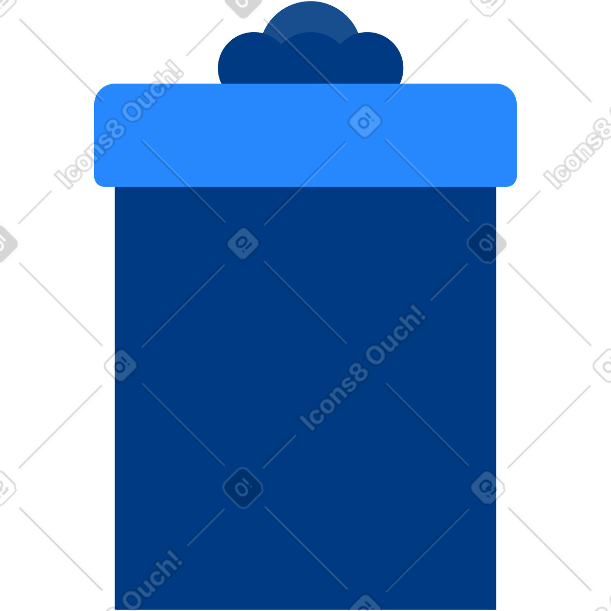 Presente illustrazione in stile Urban scarica in PNG, SVG