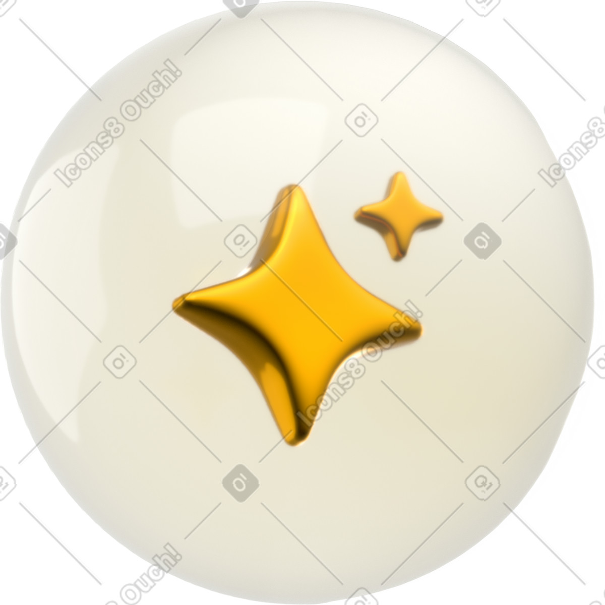 Artificial intelligence spark, ai idea generation, machine learning insight illustration in 3D Grid style download in PNG, SVG
