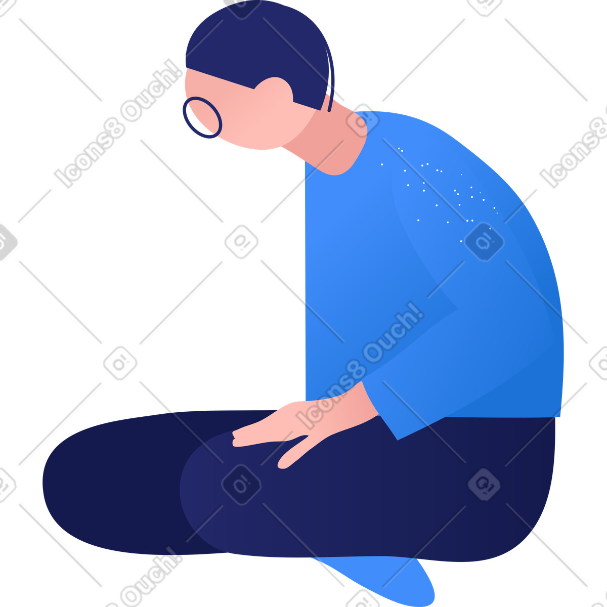 Uomo illustrazione in stile Clip scarica in PNG, SVG