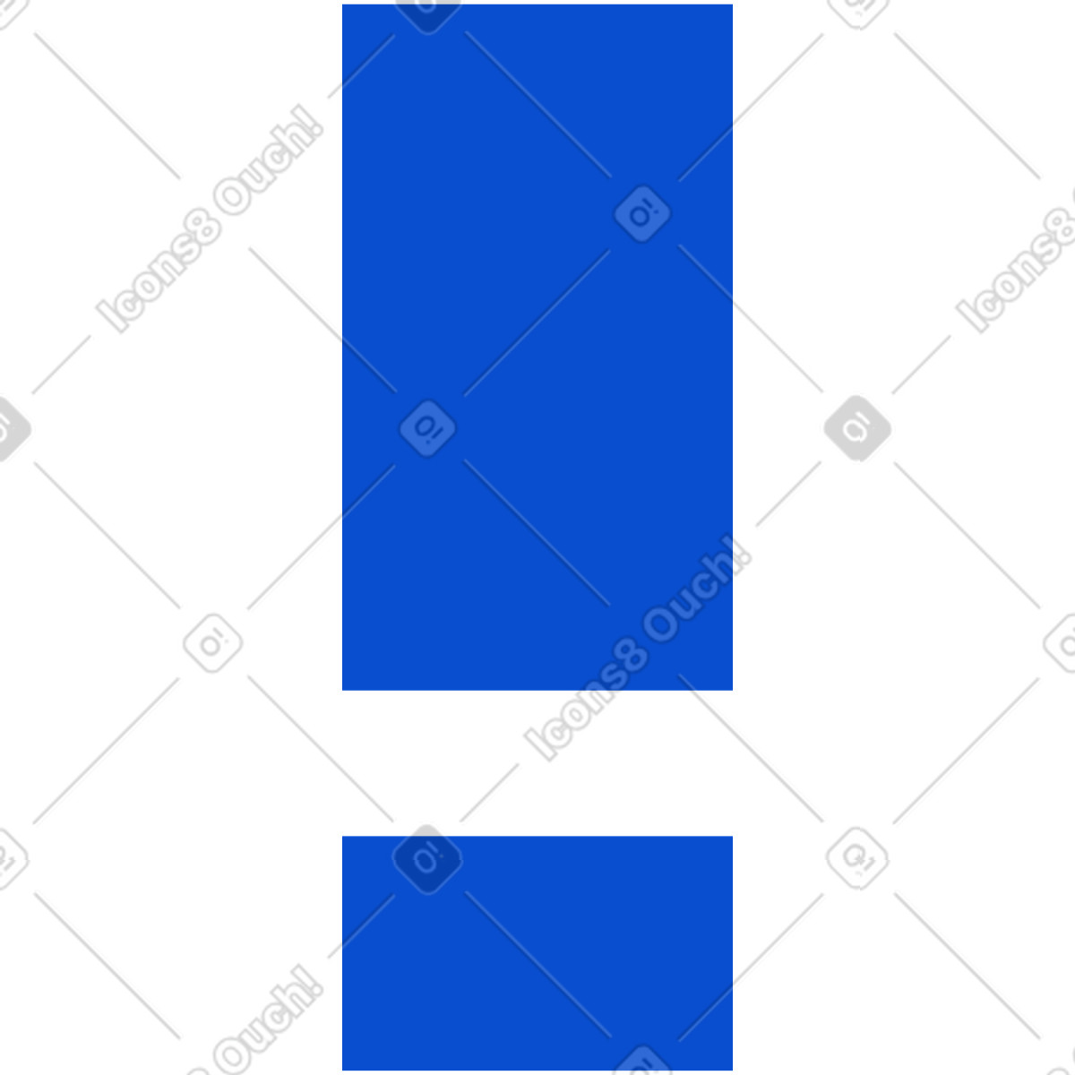 Ausrufezeichen-Illustration im Tiny-Stil als Download in PNG, SVG