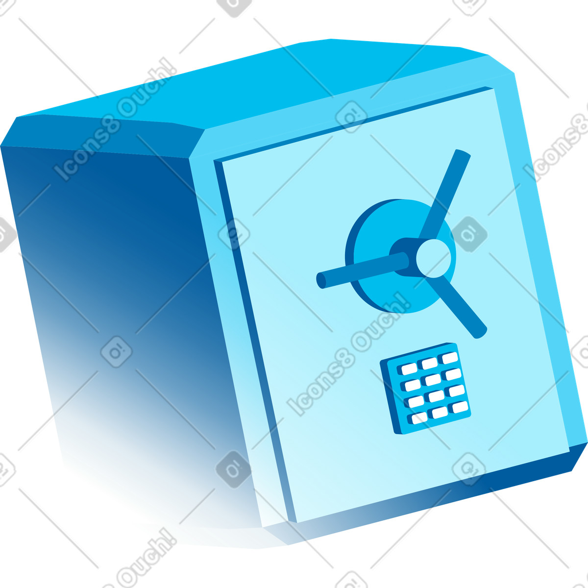 Ilustração de Seguro em no estilo Icy para baixar em PNG, SVG