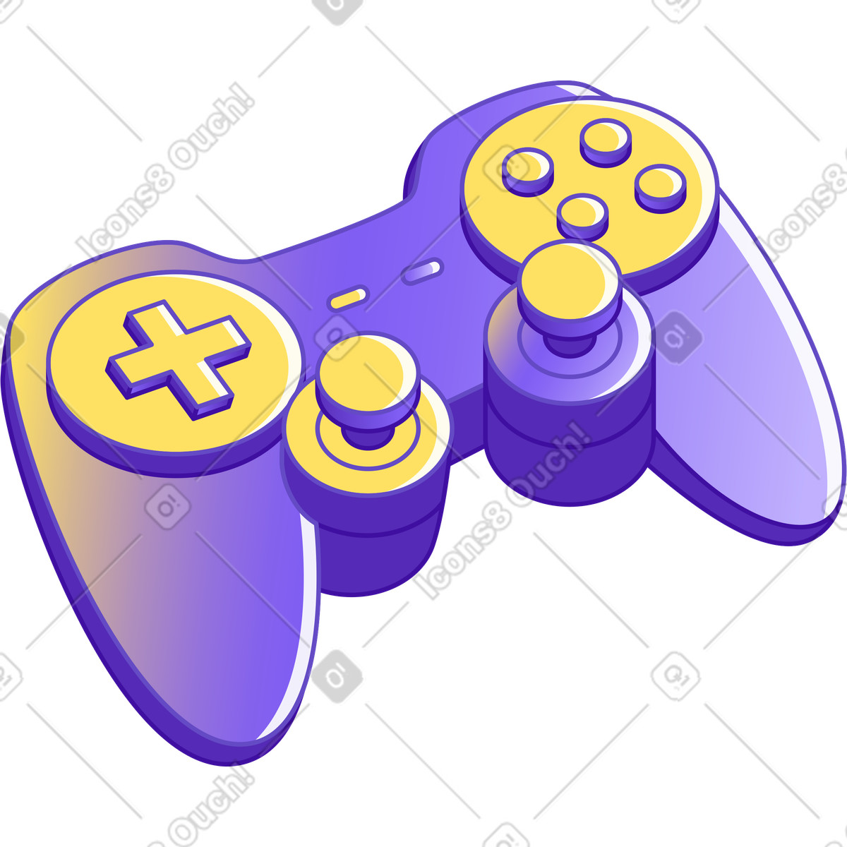 Ilustração de Controle em no estilo Rainbow para baixar em PNG, SVG