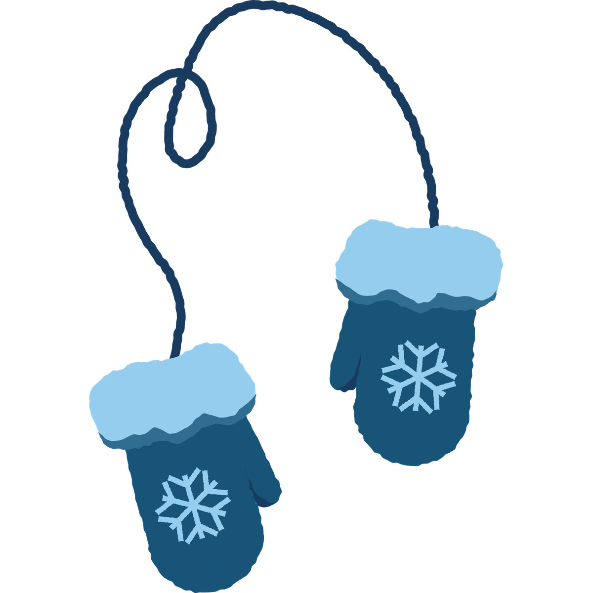Illustration Festive mittens dans le style Cherry à télécharger aux formats PNG, SVG