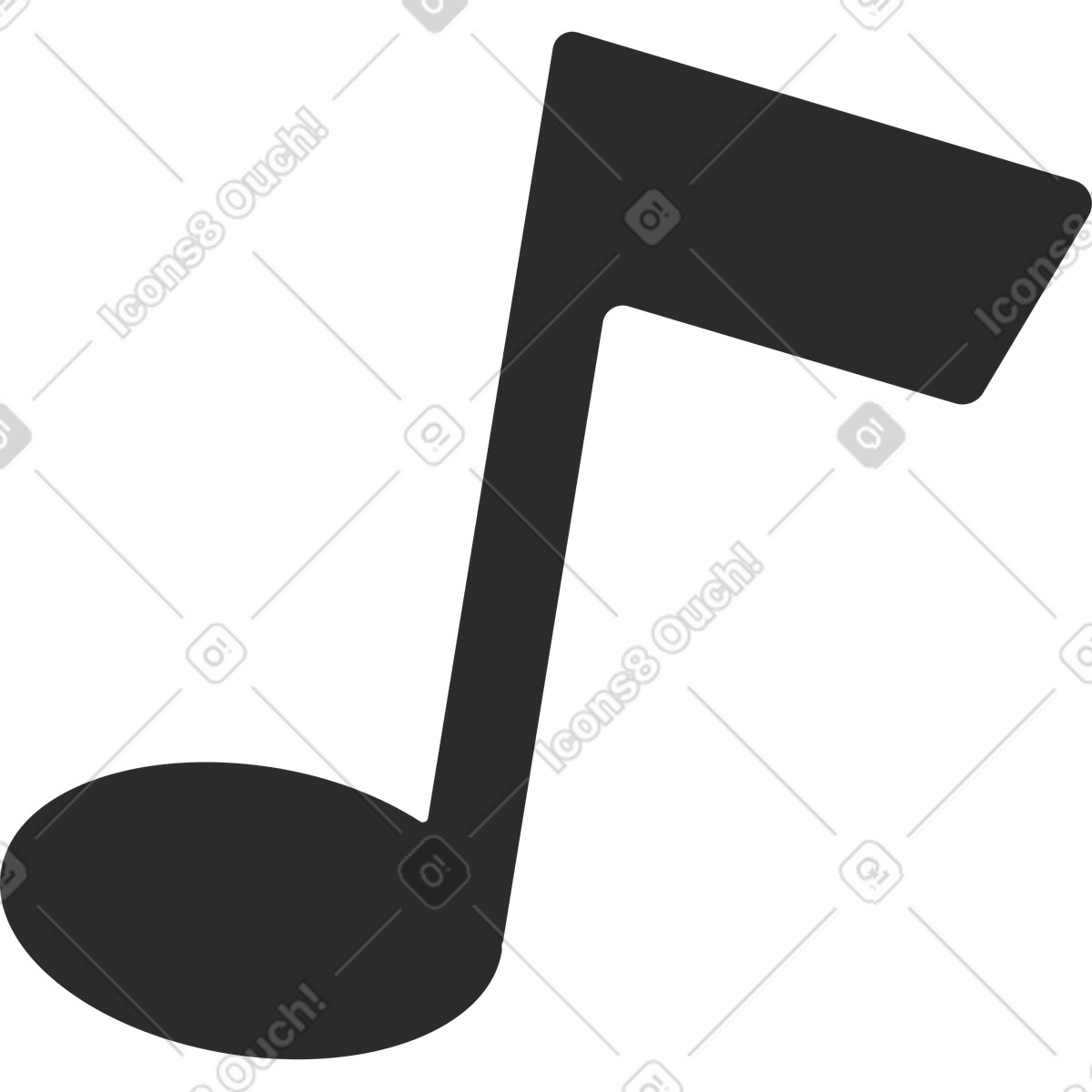 Marginalia スタイルの Black small note のイラストをPNG、SVG形式でダウンロード