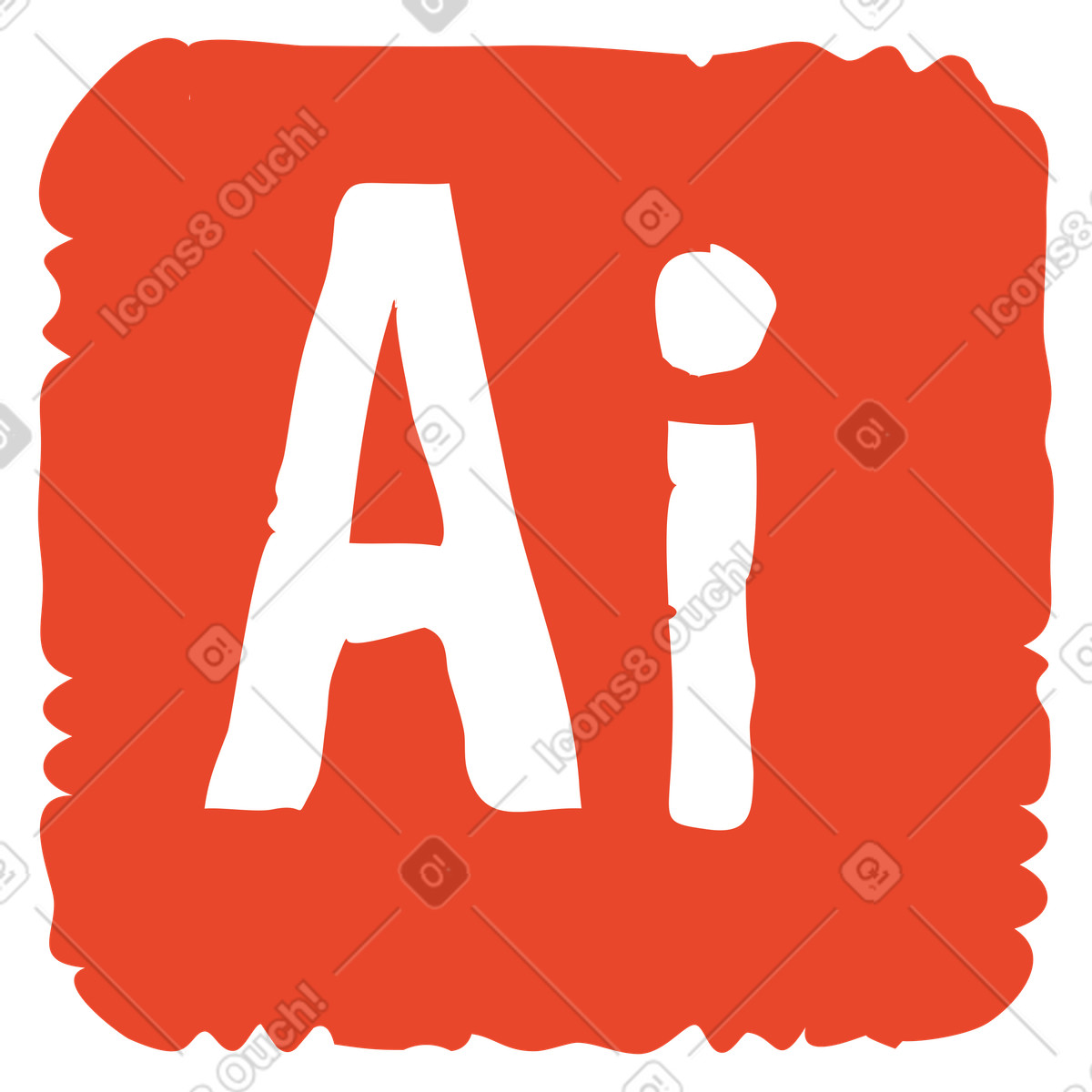 Ilustración Logotipo de adobe illustrator en estilo Bermuda a descargar en PNG y SVG