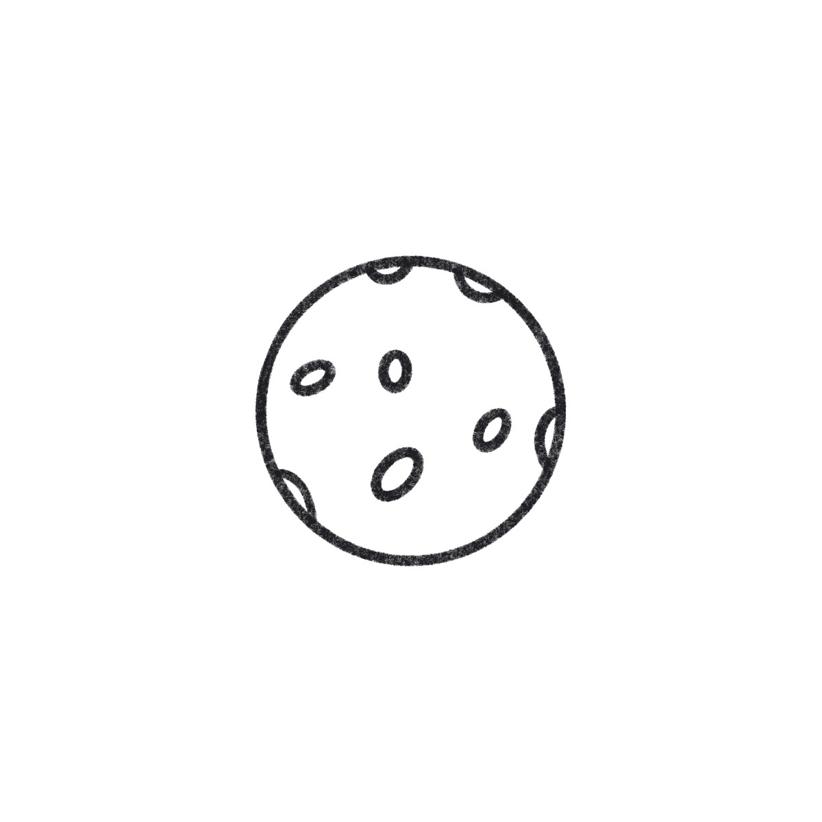 Illustration Moon dans le style Bonbon Line à télécharger aux formats PNG, SVG