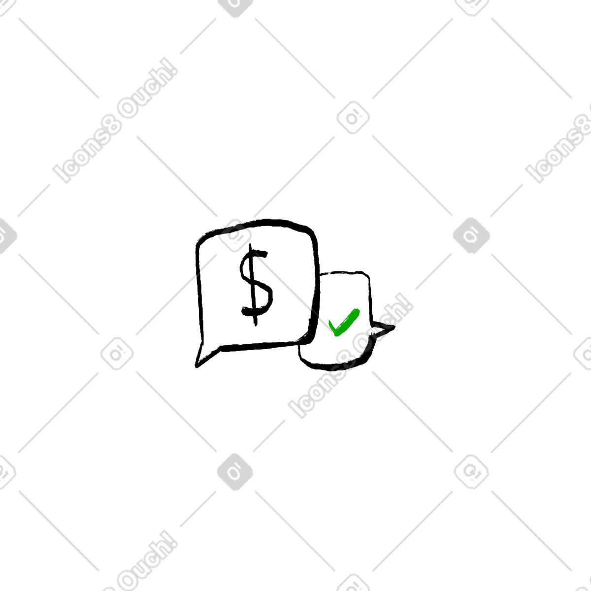 Bubbles illustration in PNG, SVG