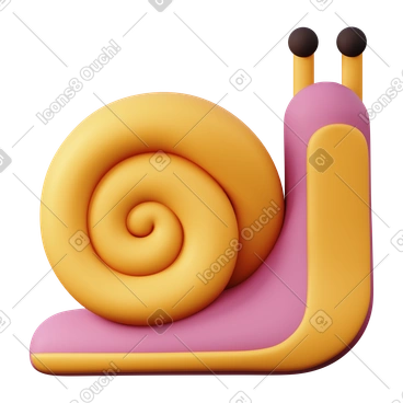 3차원 달팽이 PNG, SVG